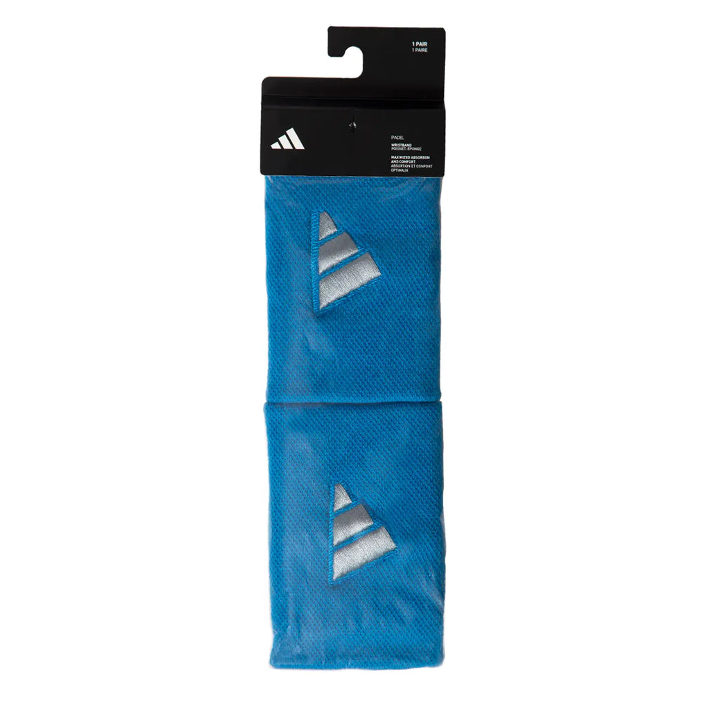 PAR MUÑEQUERA ADIDAS LARGA AZUL